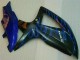 Bleu Noir Carénages Suzuki GSXR 600 / 750 K8 08-10 Bleu Noir Carénages Suzuki GSXR 600 / 750 K8 08-10