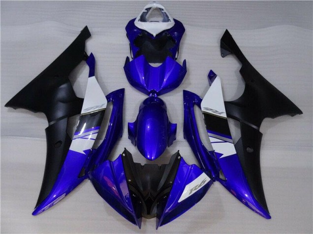 Bleu Noir Carénages Yamaha R6 08-16 Bleu Noir Carénages Yamaha R6 08-16