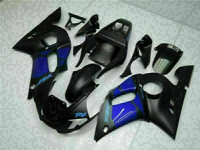 Bleu Noir Carénages Yamaha R6 98-02 Bleu Noir Carénages Yamaha R6 98-02