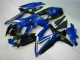 Bleu Noir Carrosserie Suzuki GSXR 600 / 750 K8 08-10 Bleu Noir Carrosserie Suzuki GSXR 600 / 750 K8 08-10
