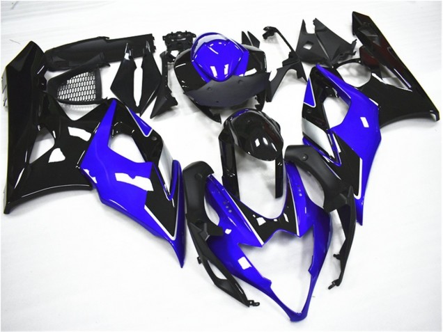 Bleu Noir Kit Carénages Complet Suzuki GSXR 1000 K5 05-06 Bleu Noir Kit Carénages Complet Suzuki GSXR 1000 K5 05-06