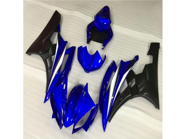 Bleu Noir Kit Carénages Complet Yamaha R6 06-07 Bleu Noir Kit Carénages Complet Yamaha R6 06-07
