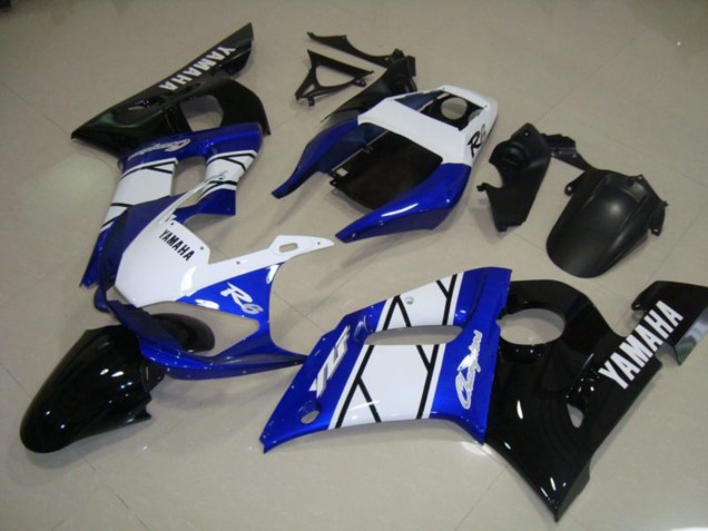 Bleu Noir Kit Carénages Complet Yamaha R6 98-02 Bleu Noir Kit Carénages Complet Yamaha R6 98-02