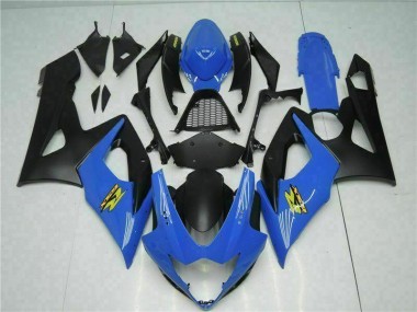 Bleu Noir Kit Carénages Suzuki GSXR 1000 K5 05-06