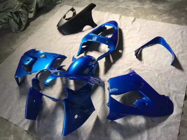 Bleu Noir Mat Carénage Kawasaki ZX9R 02-03