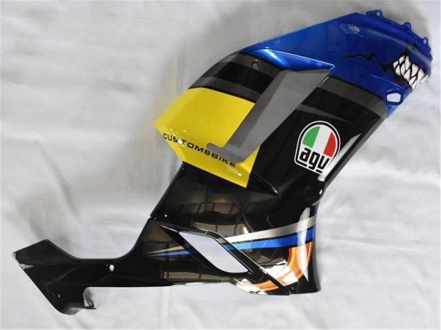 Bleu Requin Carénage Kawasaki ZX6R 07-08 Bleu Requin Carénage Kawasaki ZX6R 07-08