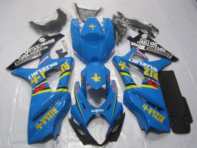 Bleu Rizla Carénage Suzuki GSXR 1000 K7 07-08 Bleu Rizla Carénage Suzuki GSXR 1000 K7 07-08
