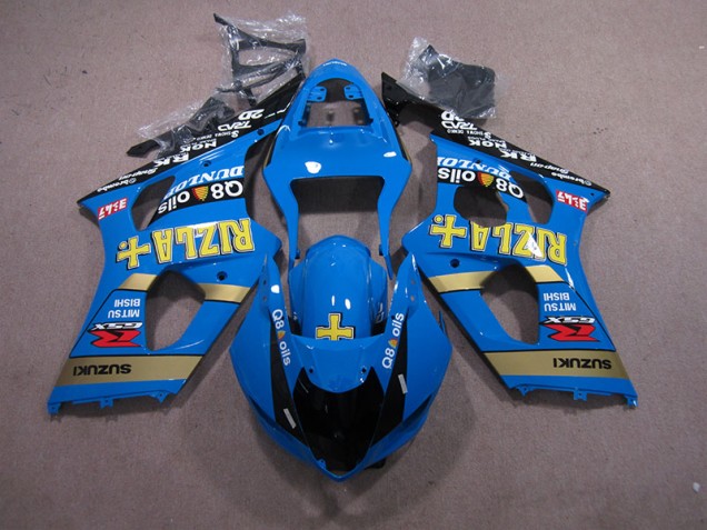 Bleu Rizla Q8 Oils Carénage Suzuki GSXR 1000 K3 03-04 Bleu Rizla Q8 Oils Carénage Suzuki GSXR 1000 K3 03-04