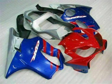 Bleu Rouge Carénage Honda CBR 600 F4i 01-03