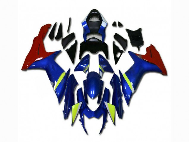 Bleu Rouge Carénage Suzuki GSXR 600 / 750 K11 11-24 Bleu Rouge Carénage Suzuki GSXR 600 / 750 K11 11-24