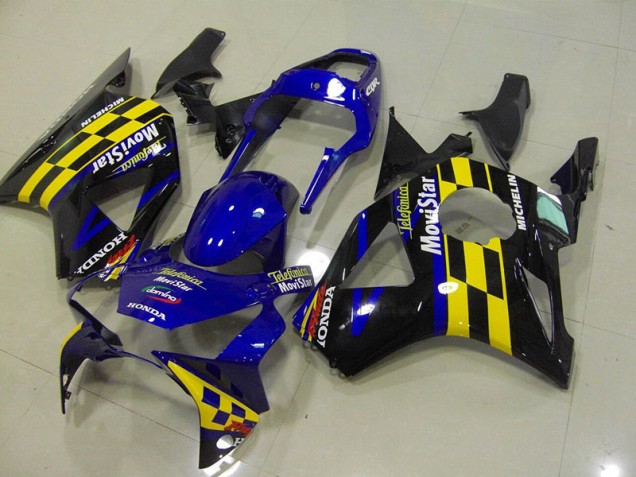 Bleu Telefunica Movistar Castrol Carénage Honda CBR 900 RR 954 02-03 Bleu Telefunica Movistar Castrol Carénage Honda CBR 900 RR 954 02-03