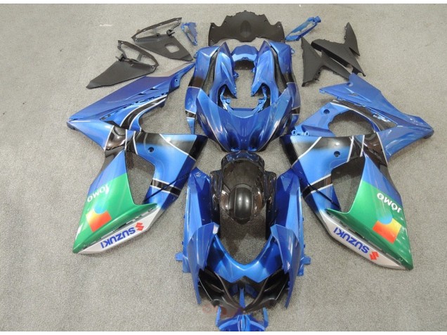 Bleu Vert JOMO Carénage Suzuki GSXR 1000 K9 09-16 Bleu Vert JOMO Carénage Suzuki GSXR 1000 K9 09-16