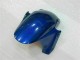 Bleu avec Argent Flamme Carénage Honda CBR 600 RR 03-04 Bleu avec Argent Flamme Carénage Honda CBR 600 RR 03-04