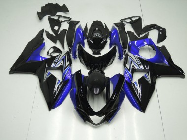 Bleu et Noir Carénage Suzuki GSXR 1000 K9 09-16