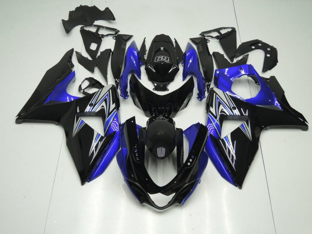 Bleu et Noir Carénage Suzuki GSXR 1000 K9 09-16
