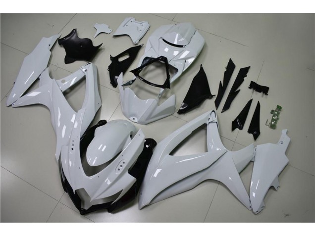 Brillant Blanc Carénage Suzuki GSXR 600 / 750 K8 08-10 Brillant Blanc Carénage Suzuki GSXR 600 / 750 K8 08-10