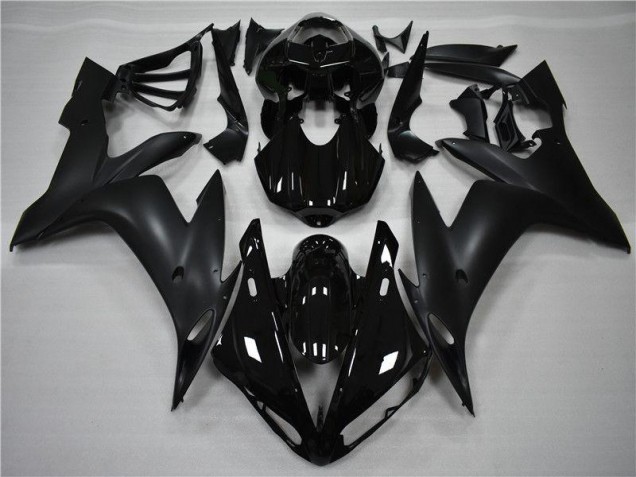 Brillant Noir Mat Carénage Yamaha R1 04-06 Brillant Noir Mat Carénage Yamaha R1 04-06