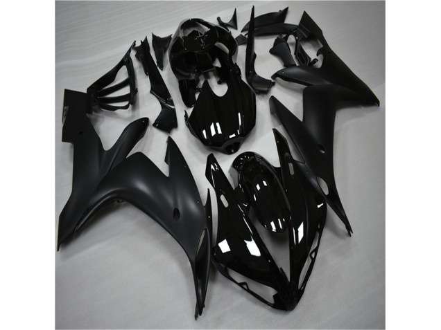 Brillant Noir Mat Carénage Yamaha R1 04-06 Brillant Noir Mat Carénage Yamaha R1 04-06