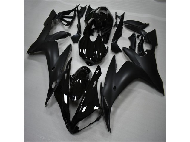 Brillant Noir Mat Carénage Yamaha R1 04-06 Brillant Noir Mat Carénage Yamaha R1 04-06