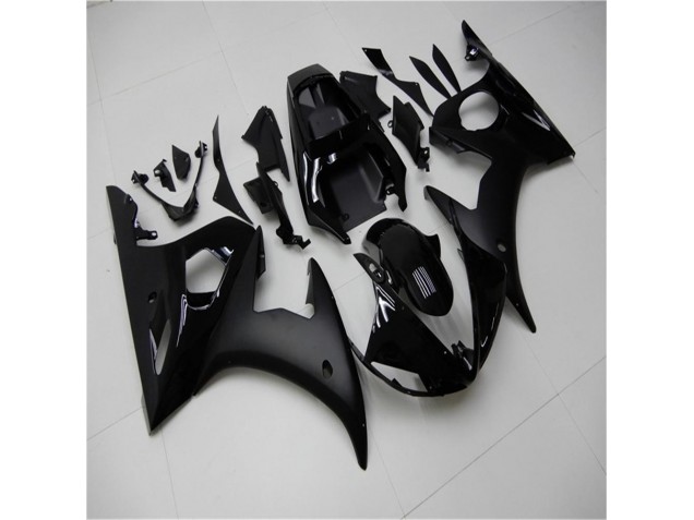 Brillant Noir Mat Carénage Yamaha R6 03-05 Brillant Noir Mat Carénage Yamaha R6 03-05