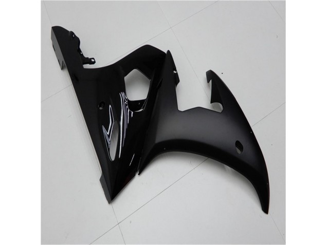 Brillant Noir Mat Carénage Yamaha R6 03-05 Brillant Noir Mat Carénage Yamaha R6 03-05