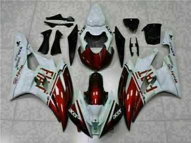 Brun Blanc Carénage Yamaha R6 06-07
