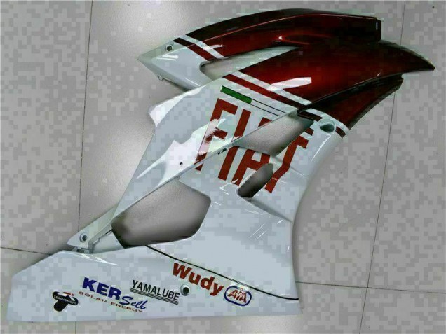 Brun Blanc Carénage Yamaha R6 06-07 Brun Blanc Carénage Yamaha R6 06-07