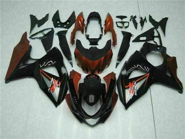 Brun Noir Carénages Suzuki GSXR 1000 K9 09-16 Brun Noir Carénages Suzuki GSXR 1000 K9 09-16