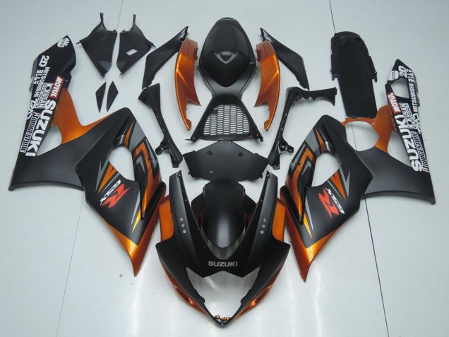 Brun et Noir Mat Carénage Suzuki GSXR 1000 K5 05-06 Brun et Noir Mat Carénage Suzuki GSXR 1000 K5 05-06