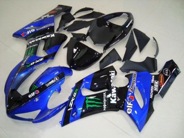 Candy Bleu Monster Carénage Kawasaki ZX6R 05-06