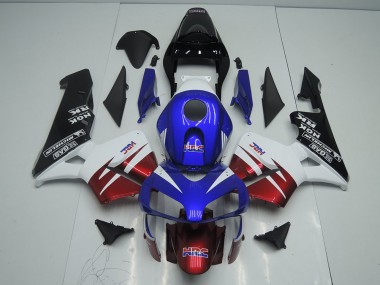 Dark Rouge Bleu Carénage Honda CBR 600 RR 03-04