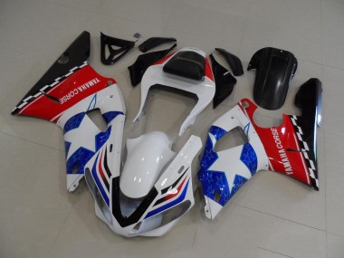 Drapeau Étoile Carénage Yamaha R1 00-01