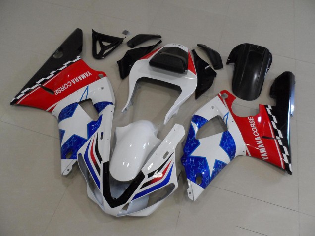 Drapeau Étoile Carénage Yamaha R1 00-01 Drapeau Étoile Carénage Yamaha R1 00-01