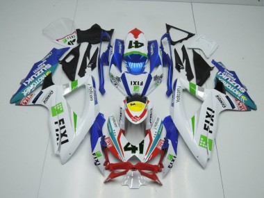 Fixi Light Bleu Carénage Suzuki GSXR 1000 K9 09-16