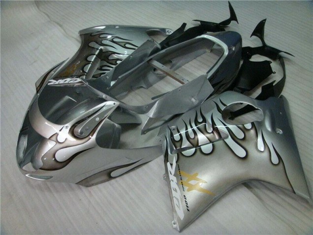 Flamme Argent Gris Carénage Honda CBR 1100 XX 96-07 Flamme Argent Gris Carénage Honda CBR 1100 XX 96-07