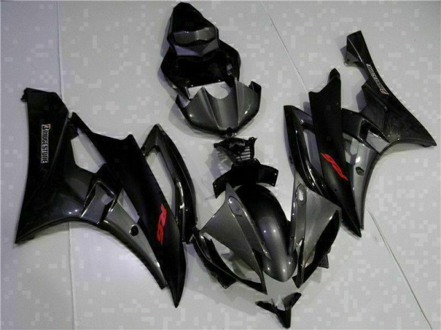 Gris Noir Carénages Yamaha R6 06-07 Gris Noir Carénages Yamaha R6 06-07