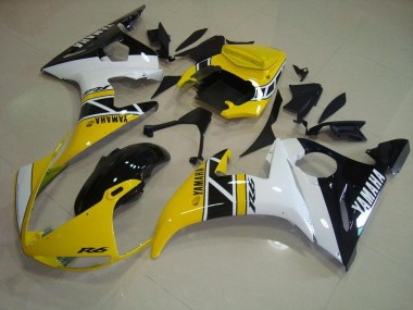 Jaune Anniversary Carénage Yamaha R6 03-05