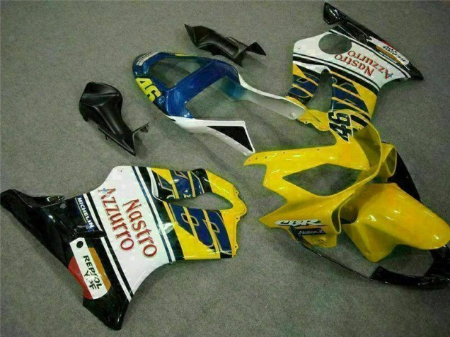 Jaune Blanc Carénage Honda CBR 600 F4i 01-03 Jaune Blanc Carénage Honda CBR 600 F4i 01-03