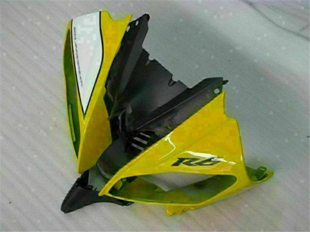 Jaune Blanc Carénage Yamaha R6 08-16 Jaune Blanc Carénage Yamaha R6 08-16