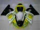 Jaune Blanc Carénage Yamaha R6 98-02 Jaune Blanc Carénage Yamaha R6 98-02