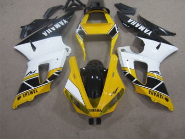 Jaune Blanc Noir Carénage Yamaha R1 00-01