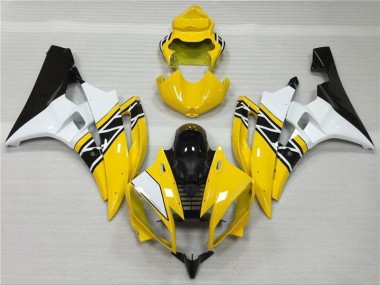 Jaune Blanc Noir Carénage Yamaha R6 06-07