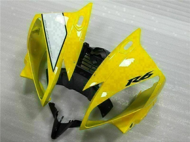 Jaune Blanc Noir Carénages Yamaha R6 06-07 Jaune Blanc Noir Carénages Yamaha R6 06-07