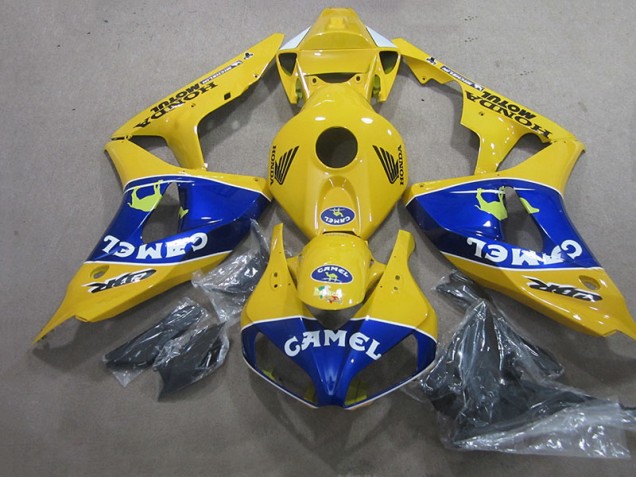 Jaune Bleu Camel Carénage Honda CBR 1000 RR 06-07 Jaune Bleu Camel Carénage Honda CBR 1000 RR 06-07
