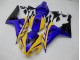 Jaune Bleu Carénage Honda CBR 1000 RR 06-07