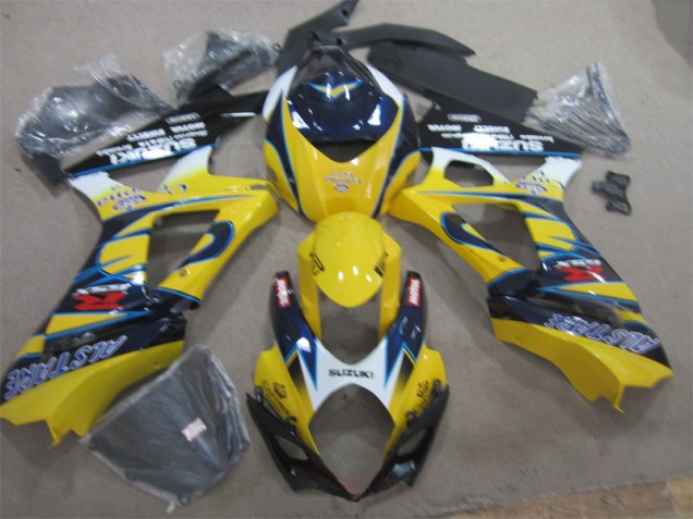 Jaune Bleu Carénage Suzuki GSXR 1000 K7 07-08 Jaune Bleu Carénage Suzuki GSXR 1000 K7 07-08