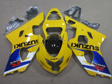 Jaune Bleu Carénage Suzuki GSXR 600 K4 04-05