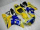 Jaune Bleu Carénage Yamaha R6 98-02 Jaune Bleu Carénage Yamaha R6 98-02