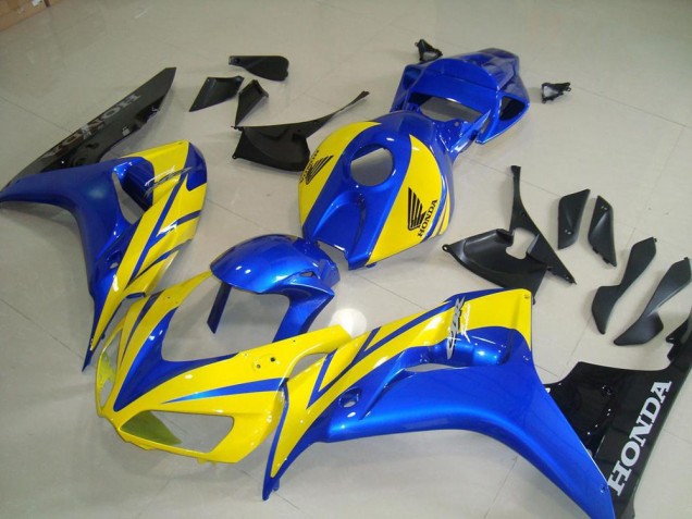 Jaune Bleu Noir Carénage Honda CBR 1000 RR 06-07 Jaune Bleu Noir Carénage Honda CBR 1000 RR 06-07