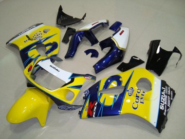 Jaune Corona Carénage Suzuki GSXR 600 96-00